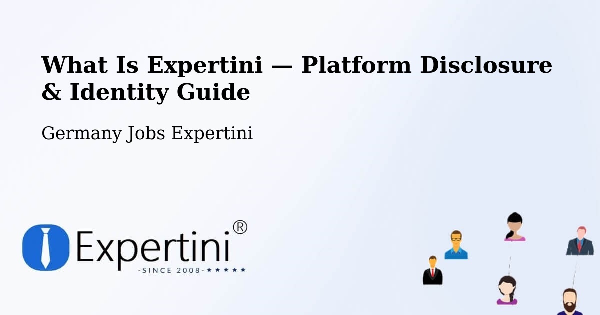 What Is Expertini — Platform Disclosure & Identity Guide – Stade